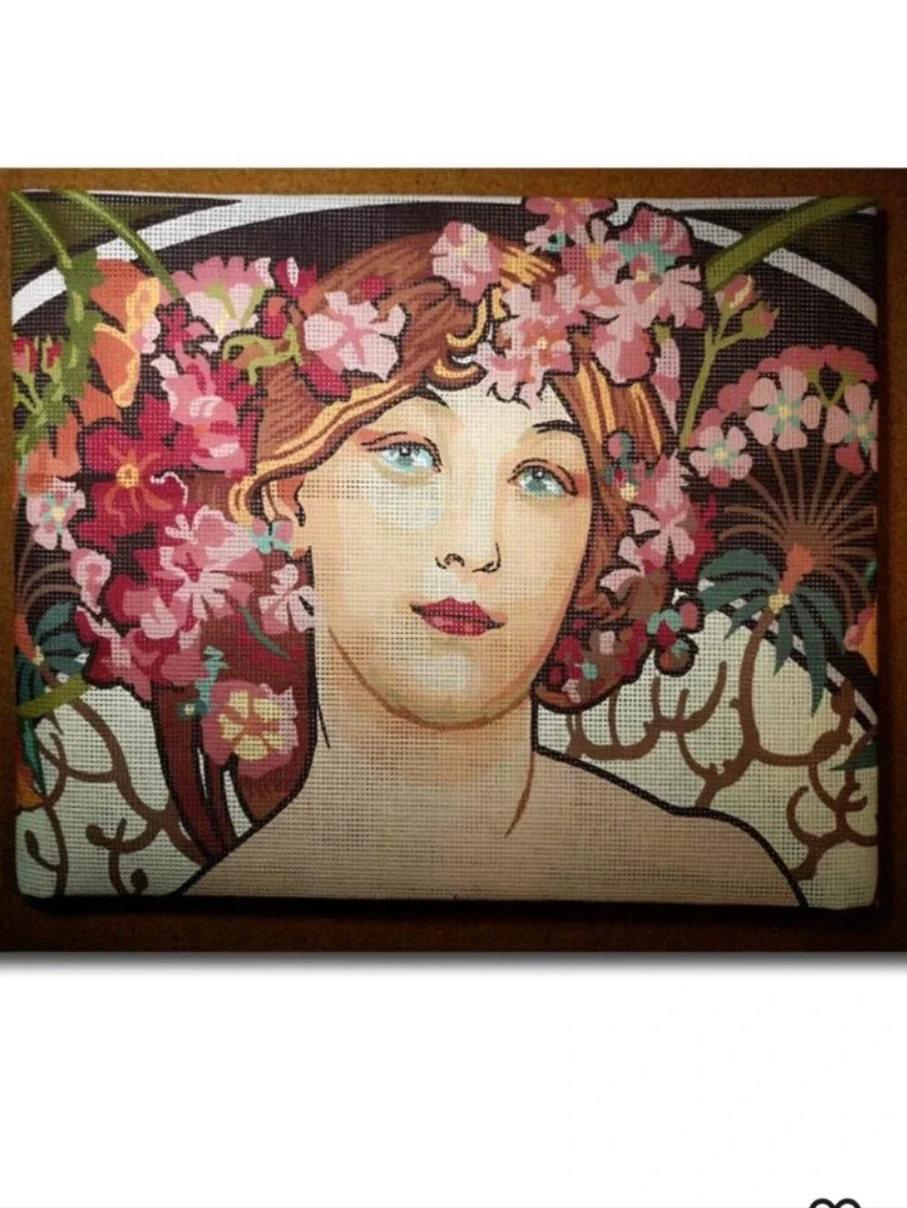 Art Nouveau Italian Krainer Needlepoint Kit 45 x 80 cm